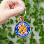 Porte-clés Emblème rond d'Anvers (Main)