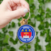 Porte-clés Emblème rond de Bordeaux (Main)