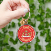 Porte-clés Emblème rond de Budapest (Main)
