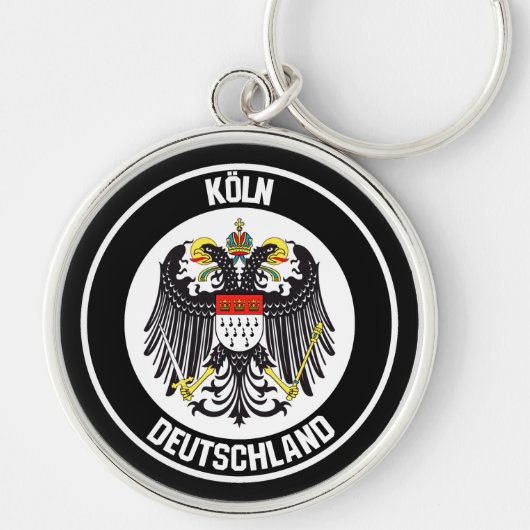 Porte-clés Emblème rond de Cologne (Devant)