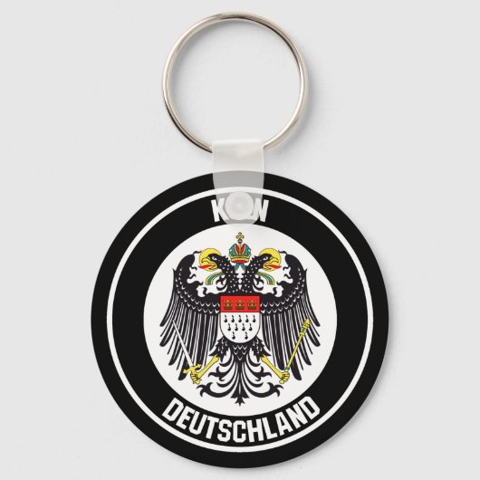 Porte-clés Emblème rond de Cologne (Recto)
