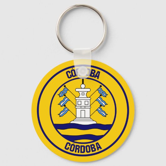 Porte-clés Emblème rond de Córdoba (Recto)