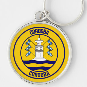 Porte-clés Emblème rond de Córdoba