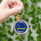 Porte-clés Emblème rond de Curaçao (Main)