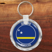 Porte-clés Emblème rond de Curaçao (Recto)