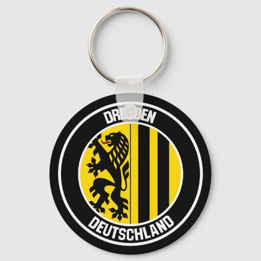 Porte-clés Emblème rond de Dresde (Recto)