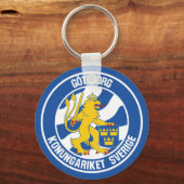 Porte-clés Emblème rond de Göteborg (Recto)