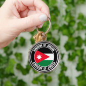 Porte-clés Emblème rond de Jordanie (Main)