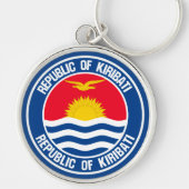Porte-clés Emblème rond de Kiribati (Devant)
