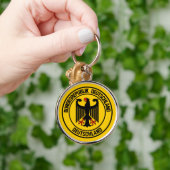 Porte-clés Emblème rond de l'Allemagne (Main)