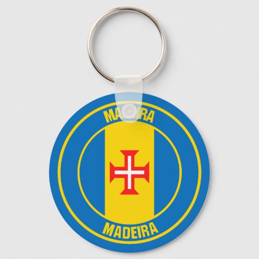 Porte-clés Emblème rond de Madère (Recto)