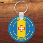 Porte-clés Emblème rond de Madère (Recto)