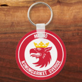 Porte-clés Emblème rond de Malmö (Recto)