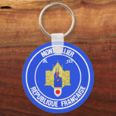 Porte-clés Emblème rond de Montpellier (Recto)