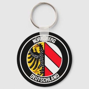 Porte-clés Emblème rond de Nuremberg