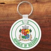 Porte-clés Emblème rond de Sofia (Recto)