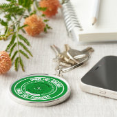 Porte-clés Emblème rond des Comores (Côté)