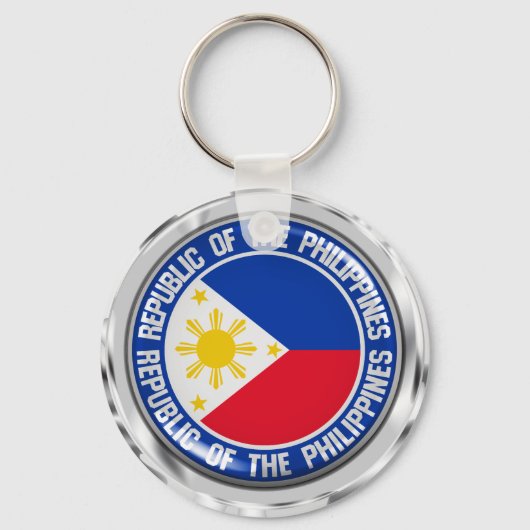 Porte-clés Emblème rond des Philippines (Recto)