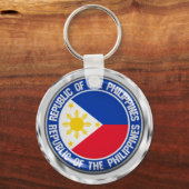 Porte-clés Emblème rond des Philippines (Recto)