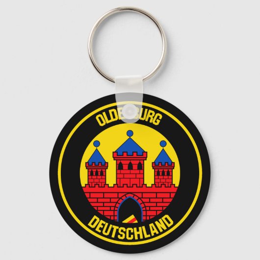 Porte-clés Emblème rond d'Oldenburg (Recto)