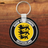 Porte-clés Emblème rond du Bade-Wurtemberg (Recto)