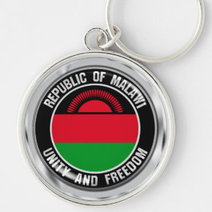 Porte-clés Emblème rond du Malawi