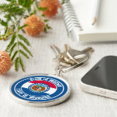 Porte-clés Emblème rond du Missouri (Côté)