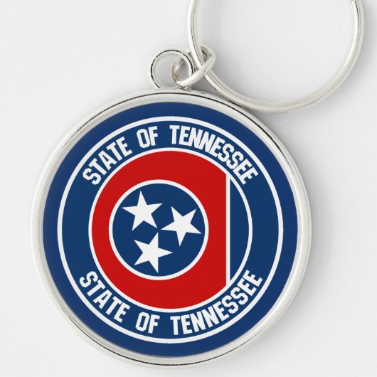Porte-clés Emblème rond du Tennessee (Devant)