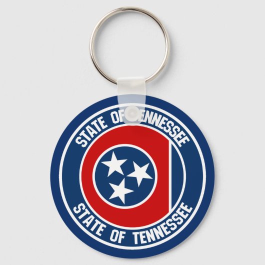 Porte-clés Emblème rond du Tennessee (Recto)
