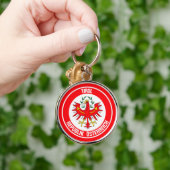 Porte-clés Emblème rond du Tirol (Main)