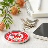 Porte-clés Emblème rond du Tirol (Côté)