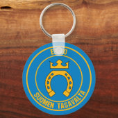 Porte-clés Emblème rond Espoo (Recto)