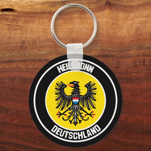 Porte-clés Emblème rond Heilbronn (Recto)