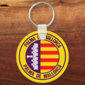 Porte-clés Emblème rond Palma de Majorque (Recto)