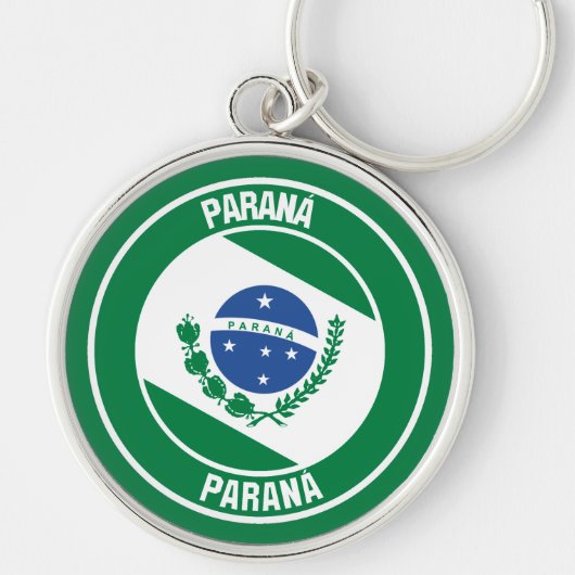 Porte-clés Emblème rond Paraná (Devant)