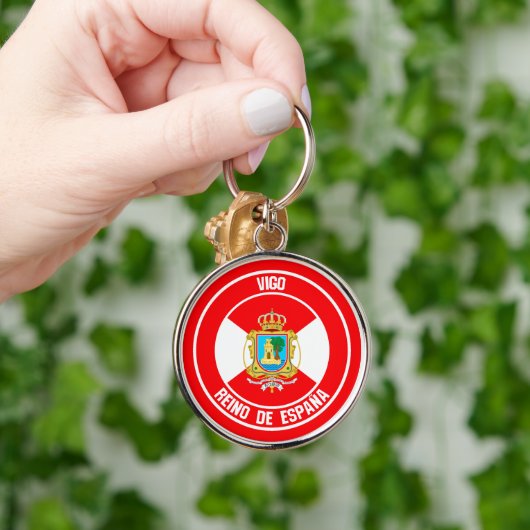Porte-clés Emblème rond Vigo (Main)
