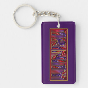 Porte-clés Emblème TRINITY — Design de foi moderne