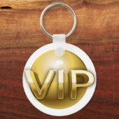 Porte-clés Emblème VIP Luxe 3D Or (Recto)