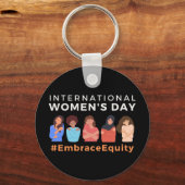 Porte-clés Embrace Equity International Women's Day 2023 (Recto)