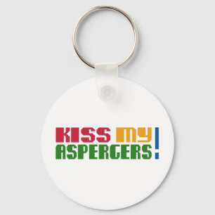 Porte-clés Embrasse mes Aspergers ! (Mois de l'autisme)