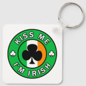 Porte-clés Embrasse-moi Je suis irlandais (Dos)