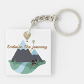 Porte-clés Embrasser Le Voyage (Dos)