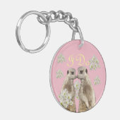 Porte-clés Embrasser les Meerkats, (Devant gauche)