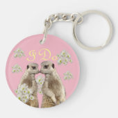 Porte-clés Embrasser les Meerkats, (Dos)