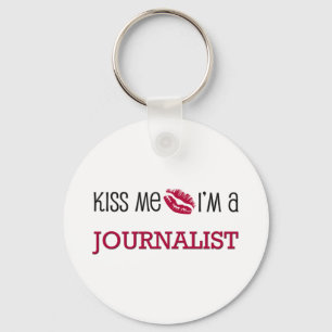 Porte-clés Embrassez-moi que je suis un JOURNALISTE