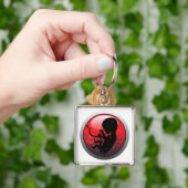 PORTE-CLÉS EMBRYO BÉBÉ HUMAIN (main)