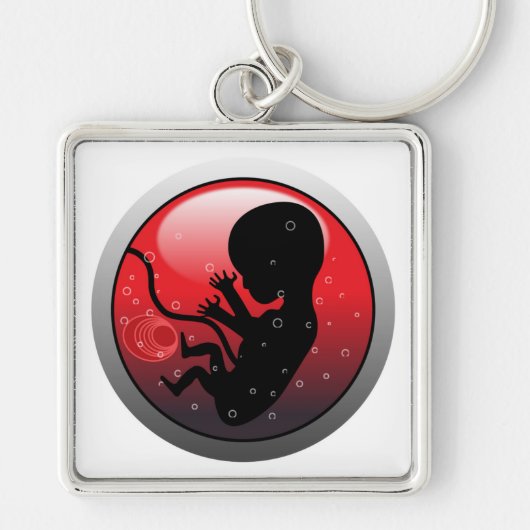 PORTE-CLÉS EMBRYO BÉBÉ HUMAIN (Devant)