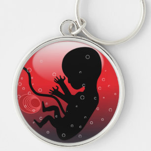 PORTE-CLÉS EMBRYO BÉBÉ HUMAIN