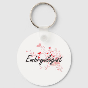 Porte-clés Embryologue Conception de travail artistique avec 