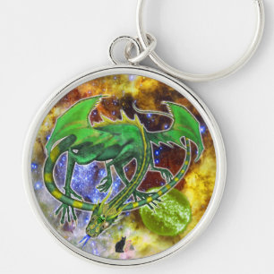 Porte-clés Emerald Cosmic Dragon 